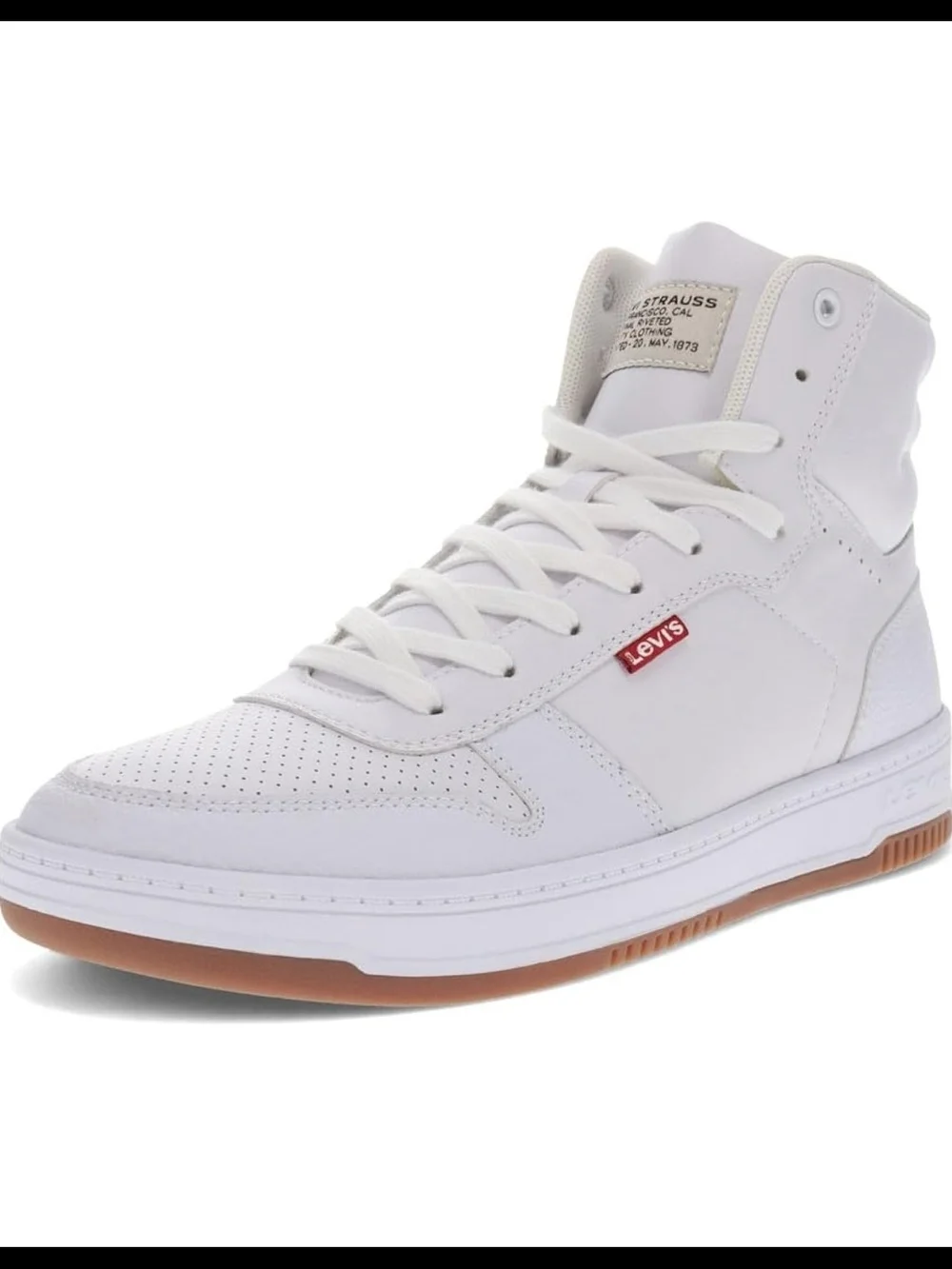 Levi's Leather High Top Mens Sneakers Brand New Sz 13    47